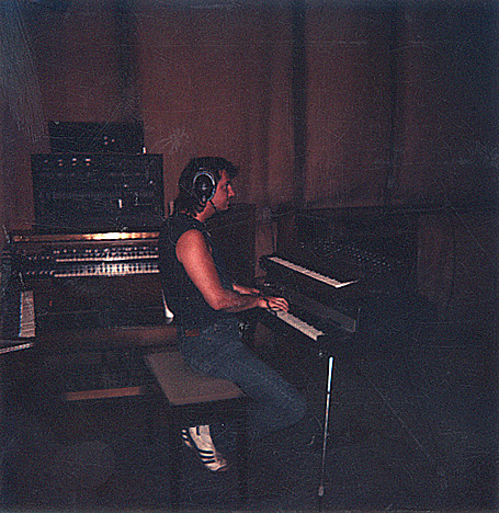 Recording at Polymusic studios, B'ham 1983ish