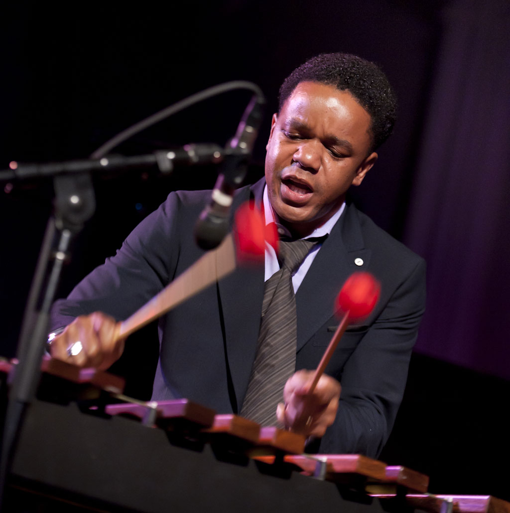 Stefon harris performs with ninety miles