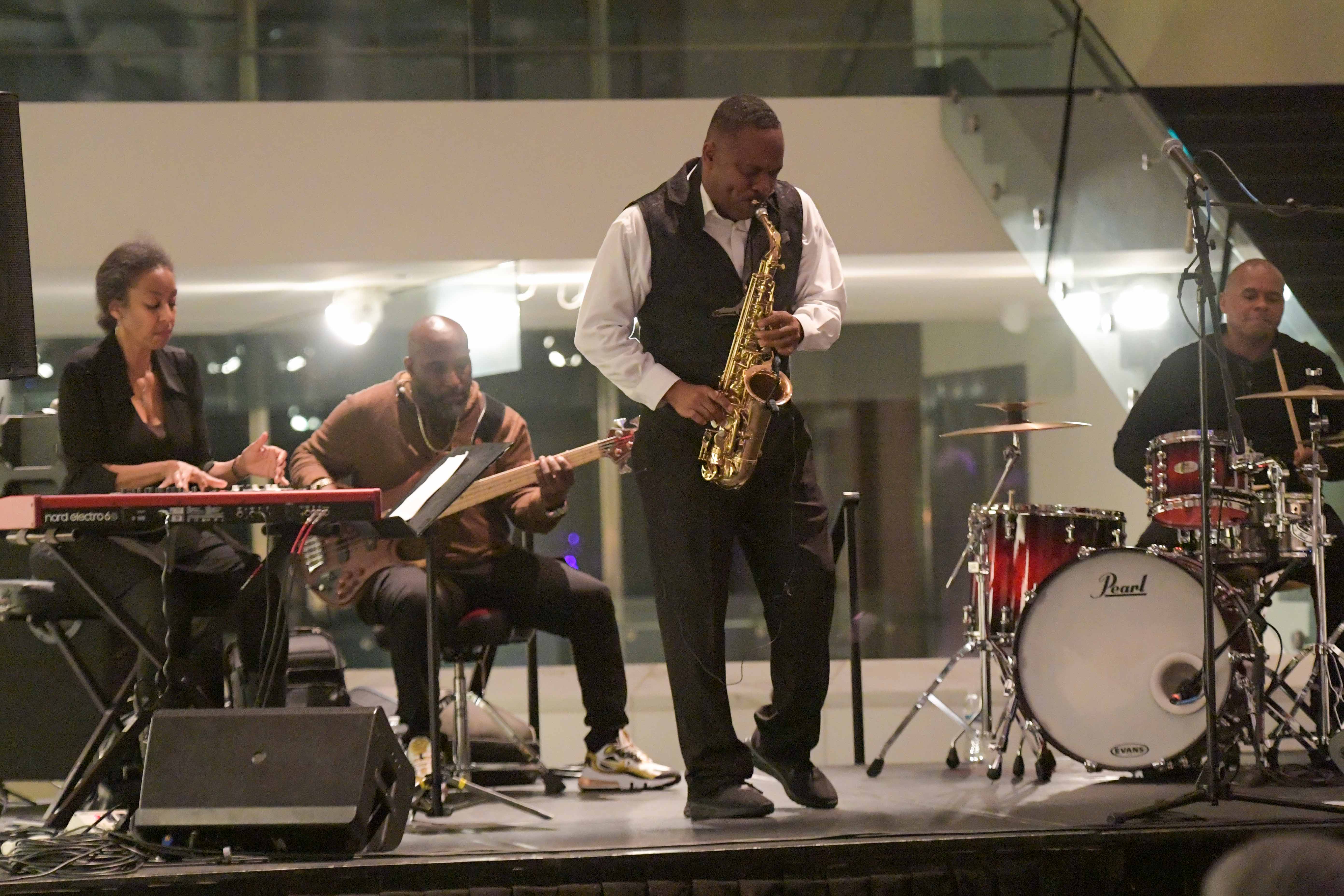 Marcus Click - tenor, Lucy Kilpatrick - keyboards, Luther Collins Jr. - drums & EJ Shaw - base