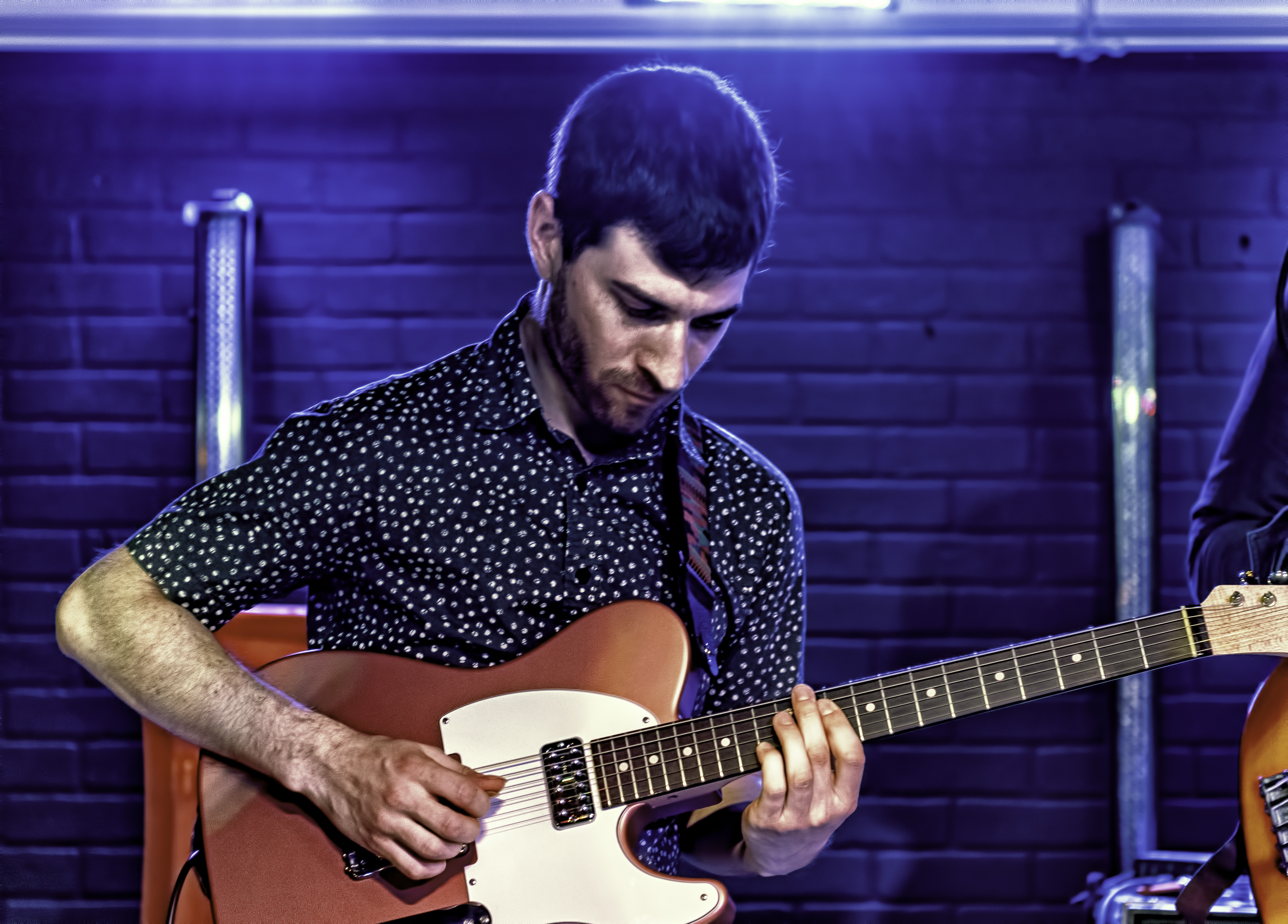 Matt Gold with Makaya McCraven at the Toronto Jazz Festival 2019