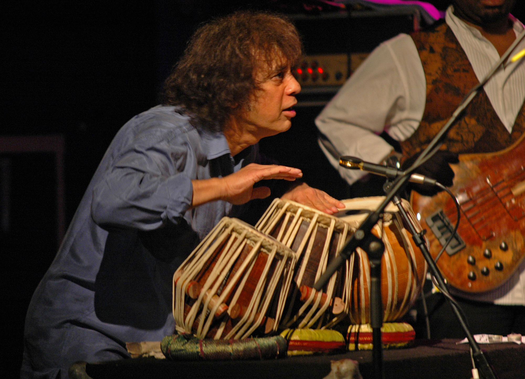 Surprise Guest Zakir Hussain, Performing with John McLaughlin and the 4th Dimension at the 2010 New Universe Music Festival