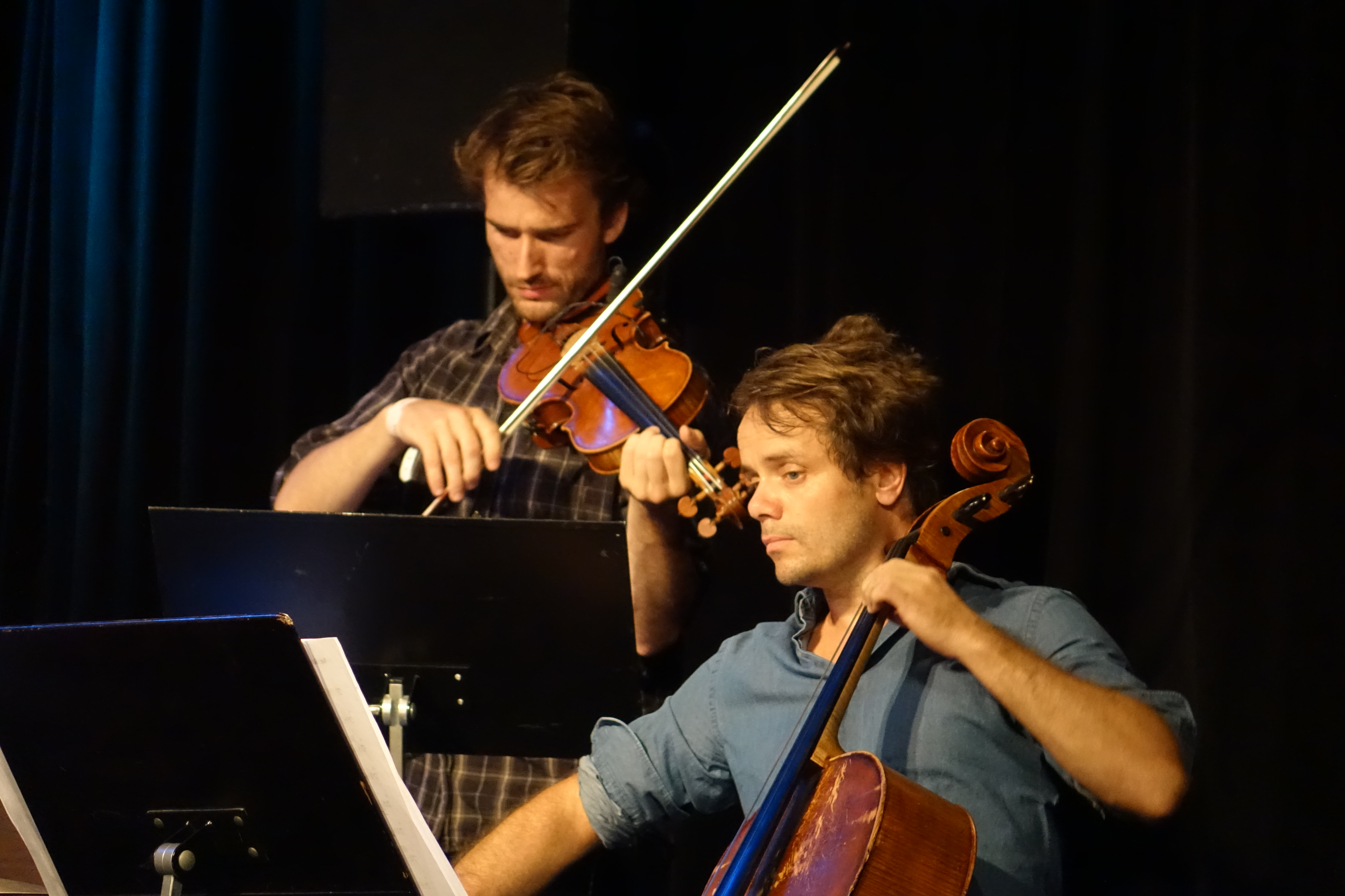 Adrian Løseth Waade and Øyvind Engen at Nasjonal Jazzscene Victoria, Oslo in August 2018