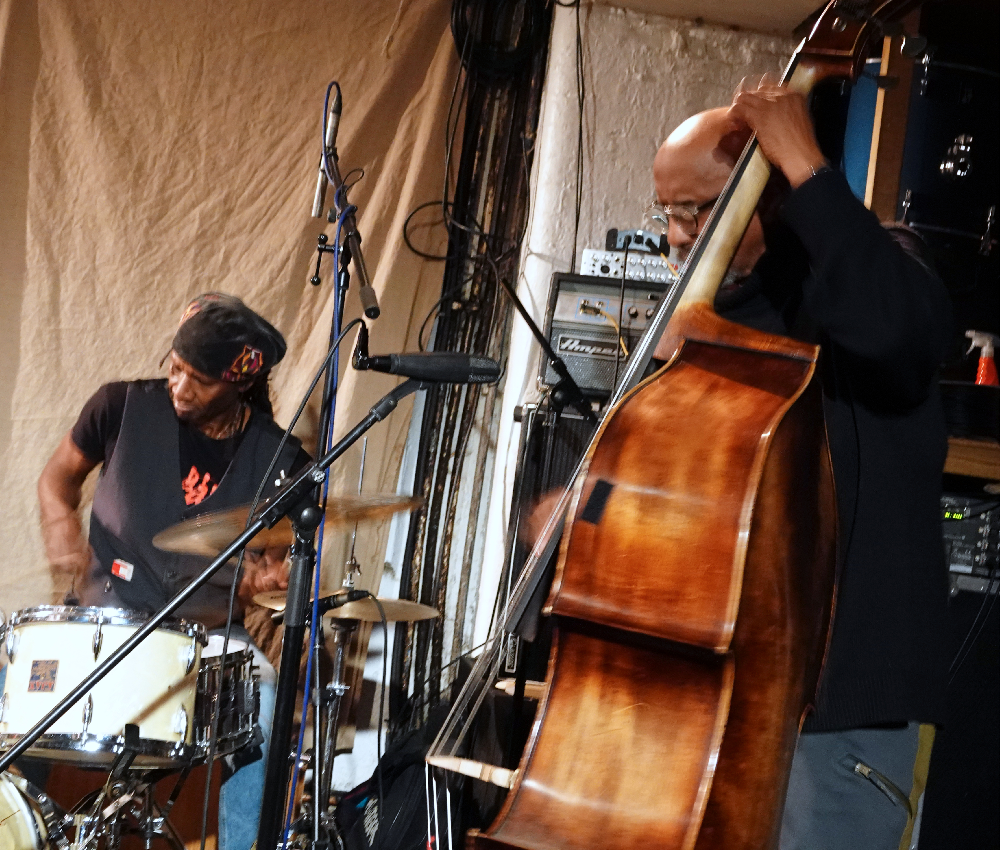 Hamid Drake & William Parker at Cafe Oto Peter Brotzmann Tribute