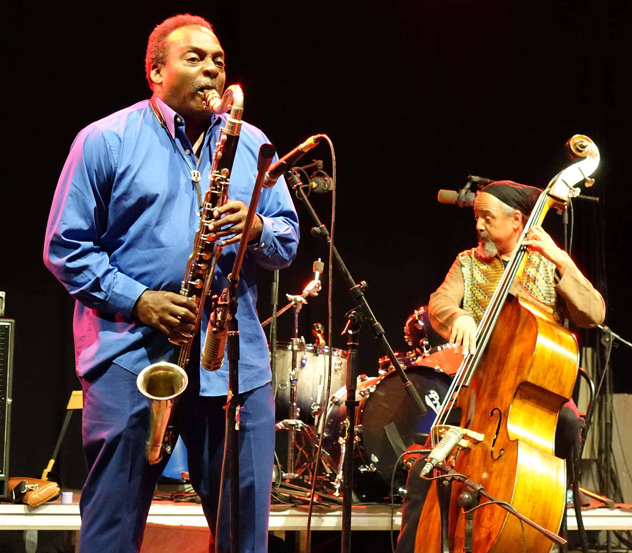 David Murray & Jaribu Shahid in Sant' Anna Arresi Sardinia 2018