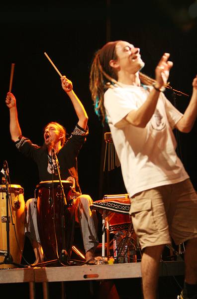 Akamassa at the Open Sky Festival D'Hermance, Geneva, Switzerland, July 2006
