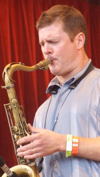 Eric Alexander with the Mike Ledonne Quartet at 2010 Chicago Jazz Festival