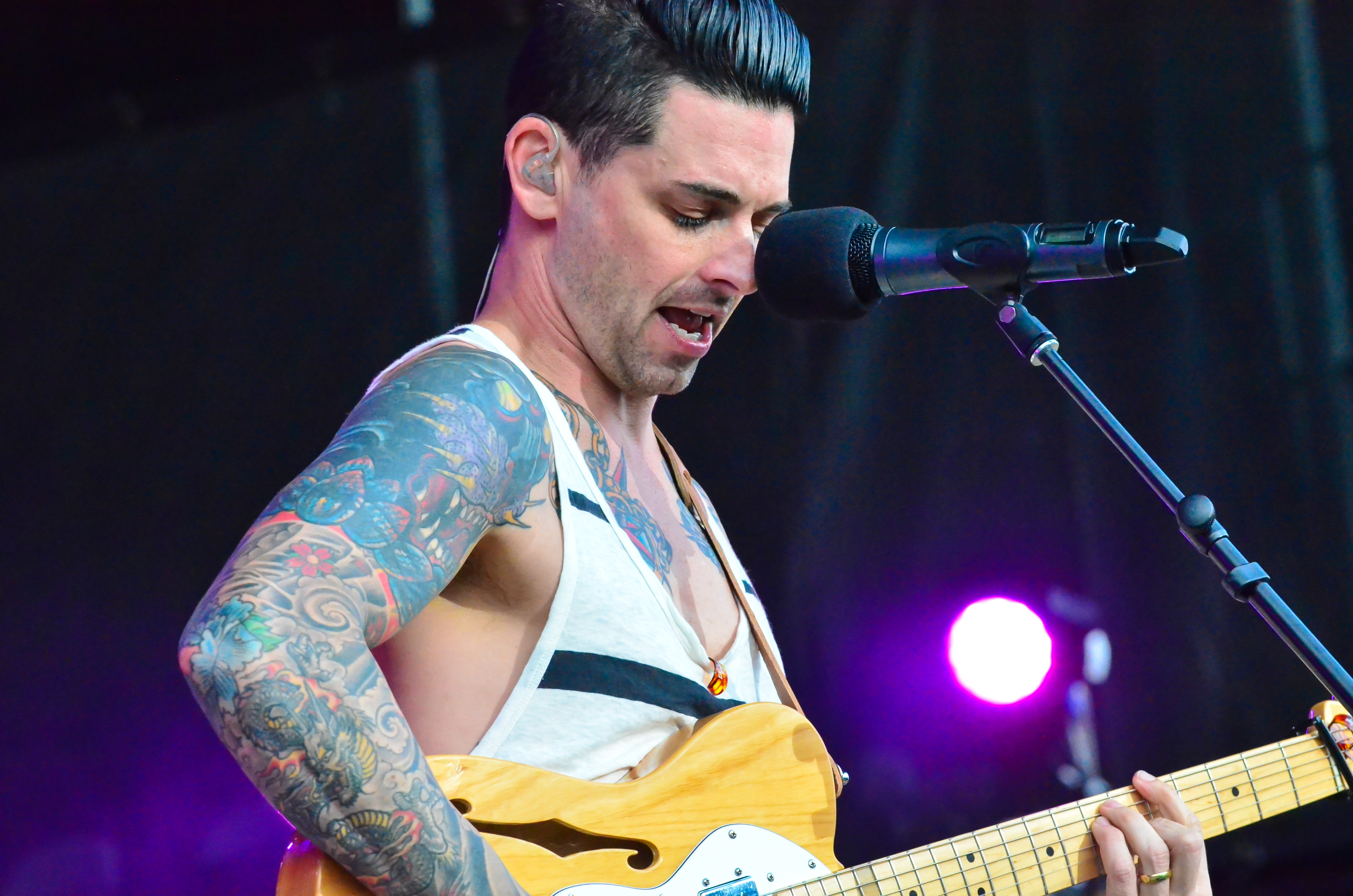 Dashboard Confessional at Nikon at Jones Beach Theater on 6-21-15.