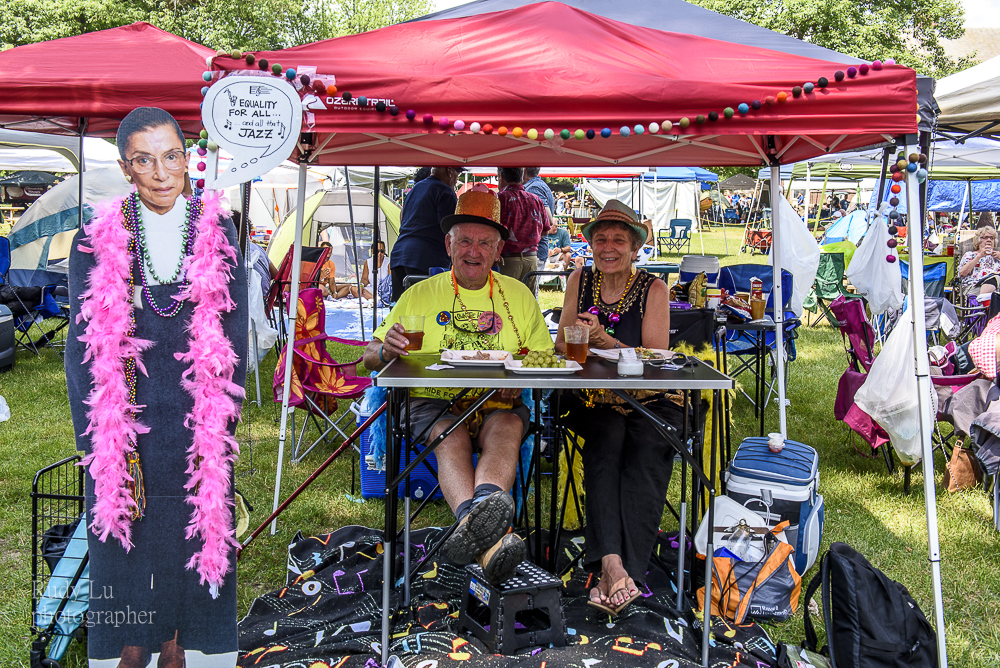 Creative humorous audience tent