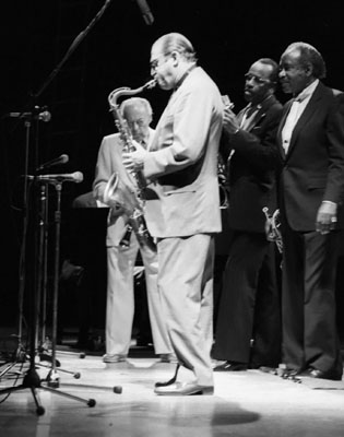 Al Cohn 0325009 Jvc-Capital Jazz Royal Festival Hall London July 1985 Images of Jazz