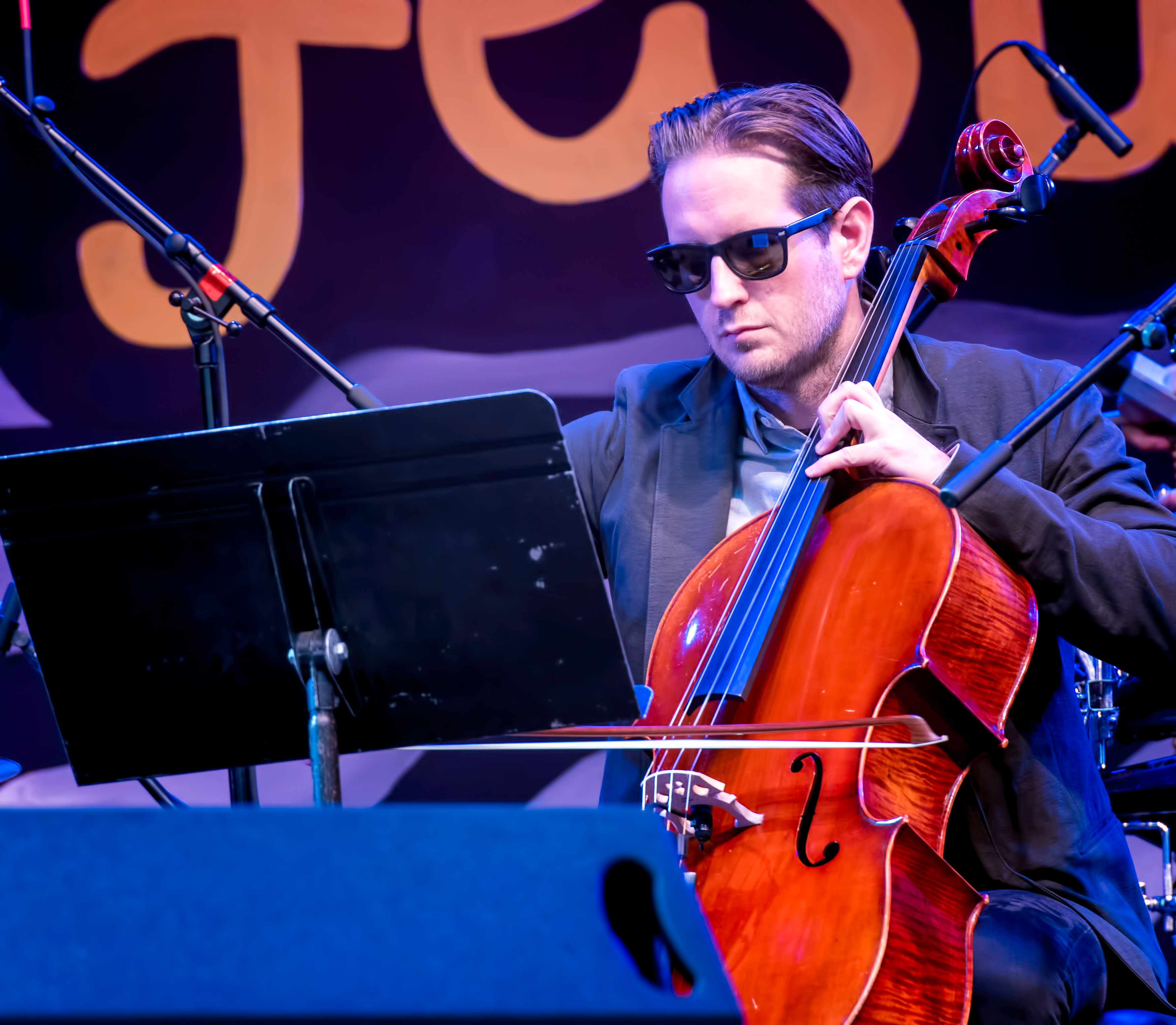 Christopher Hoffman with the Anat Cohen Tentet at the Monterey Jazz Festival 2018