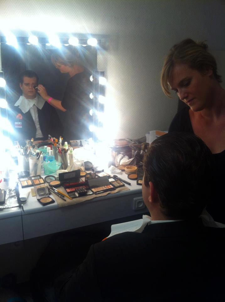 Tony Vitti Make Up Before Show