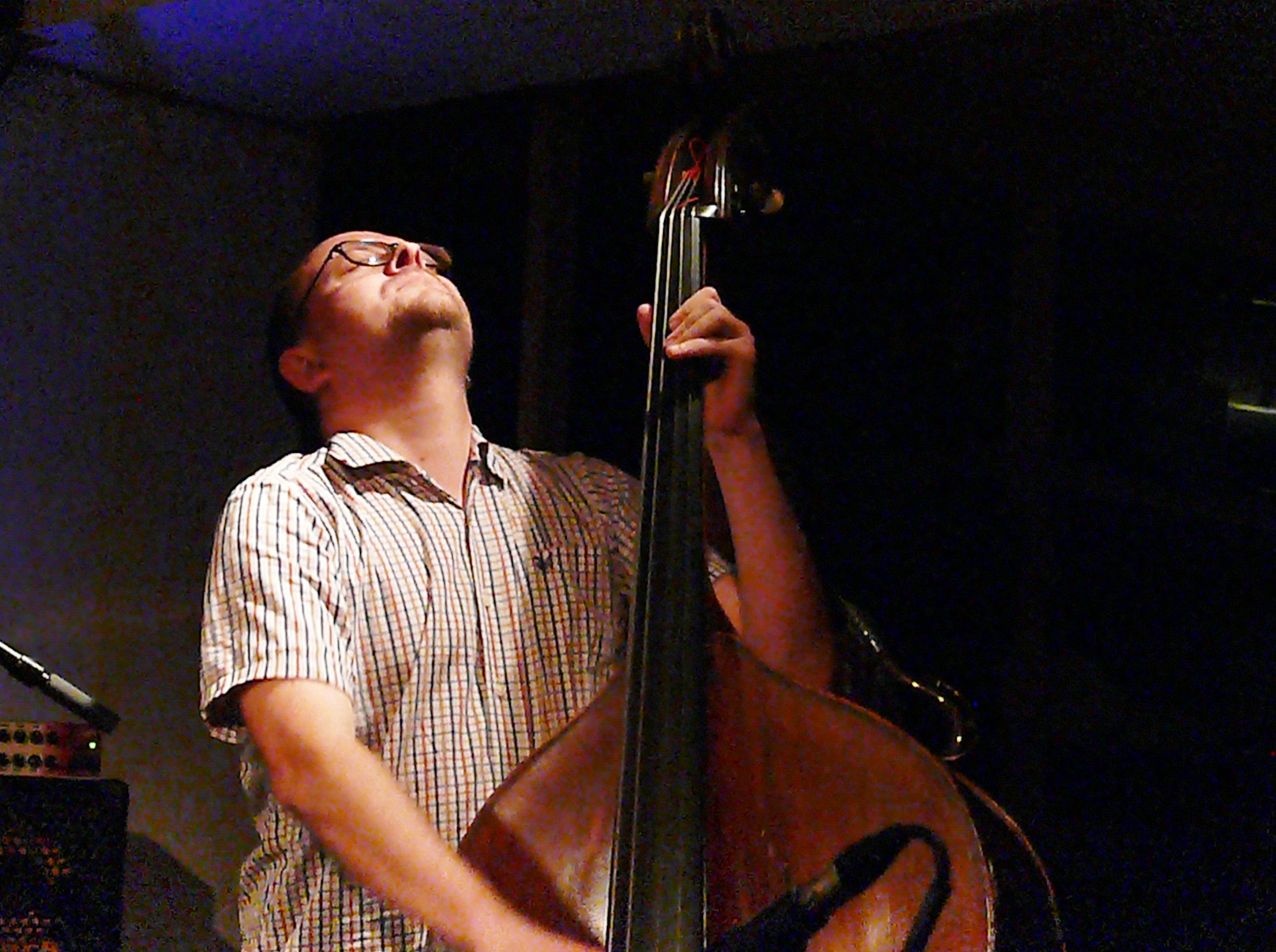 Olie Brice at Cafe Oto, London in July 2017