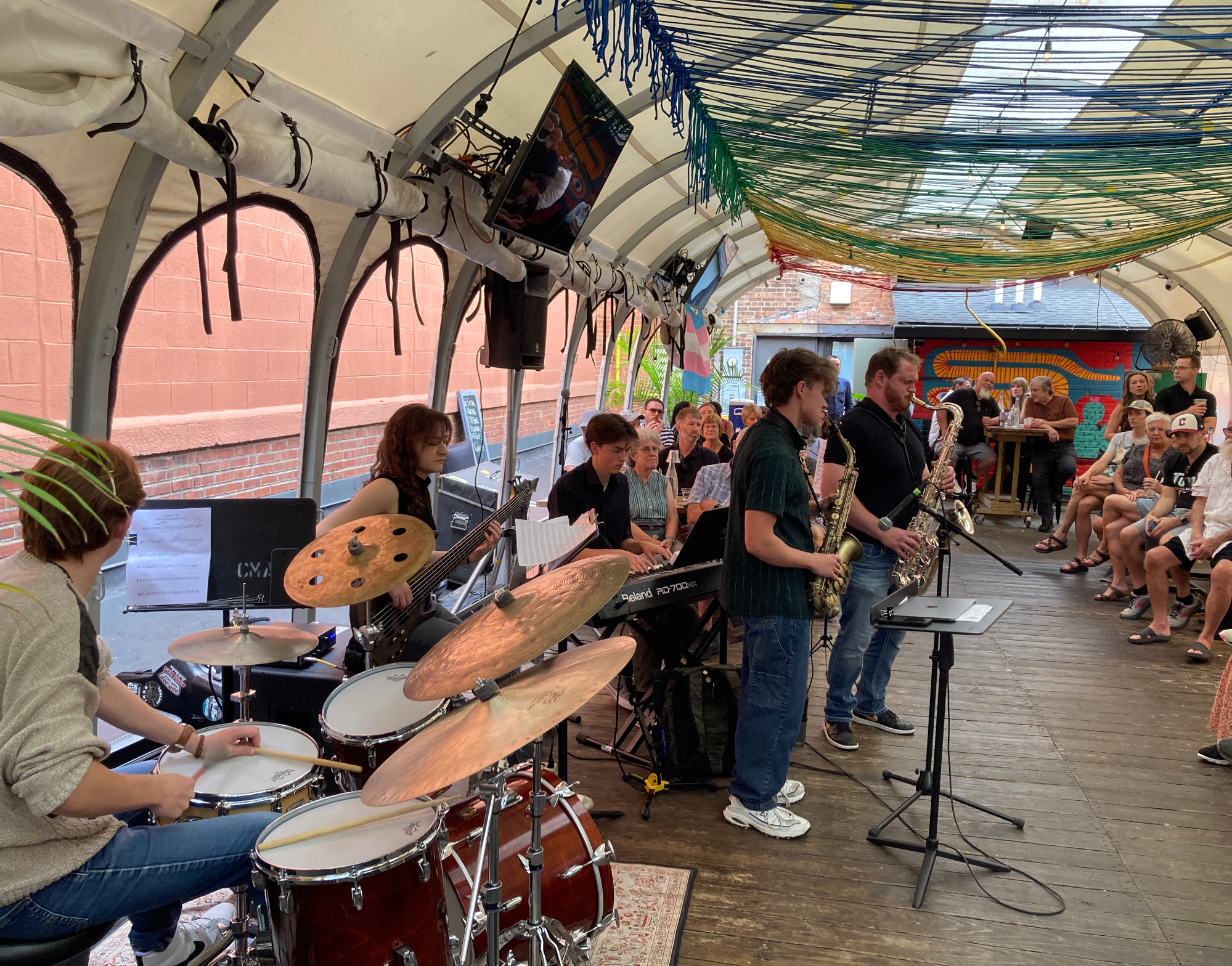 University of Akron Jazz Combo at 2026 Hingetown Jazz Festival — jazz photo by John Chacona | All About Jazz