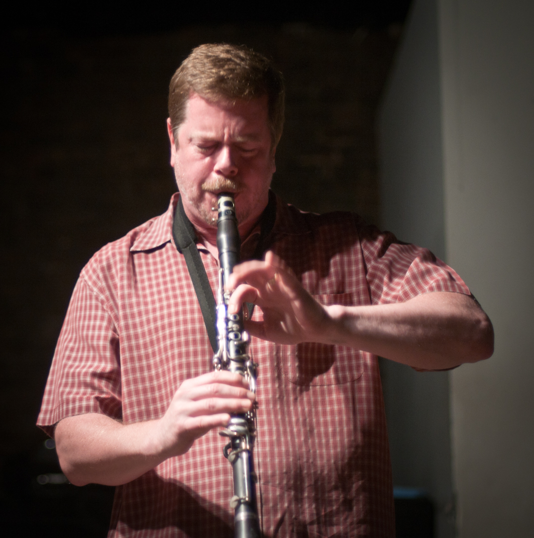 Ken Vandermark with Chad Taylor at the Stone