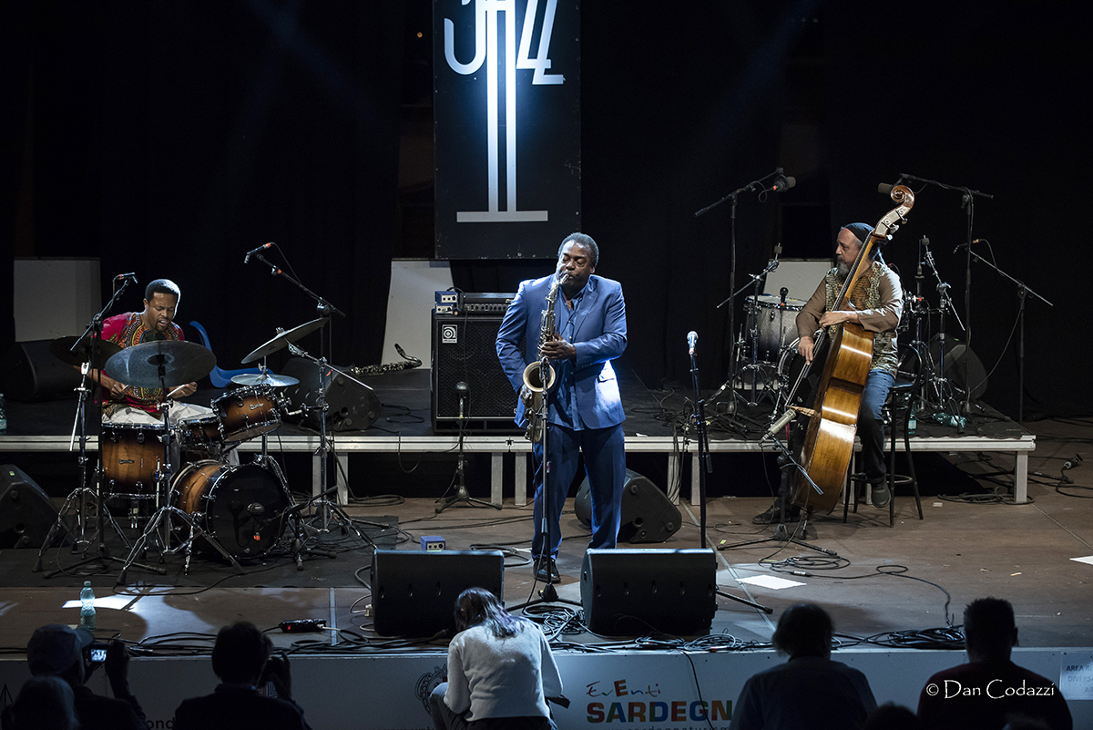 David Murray trio at Sant'Anna Arresi jazz Festival 201 