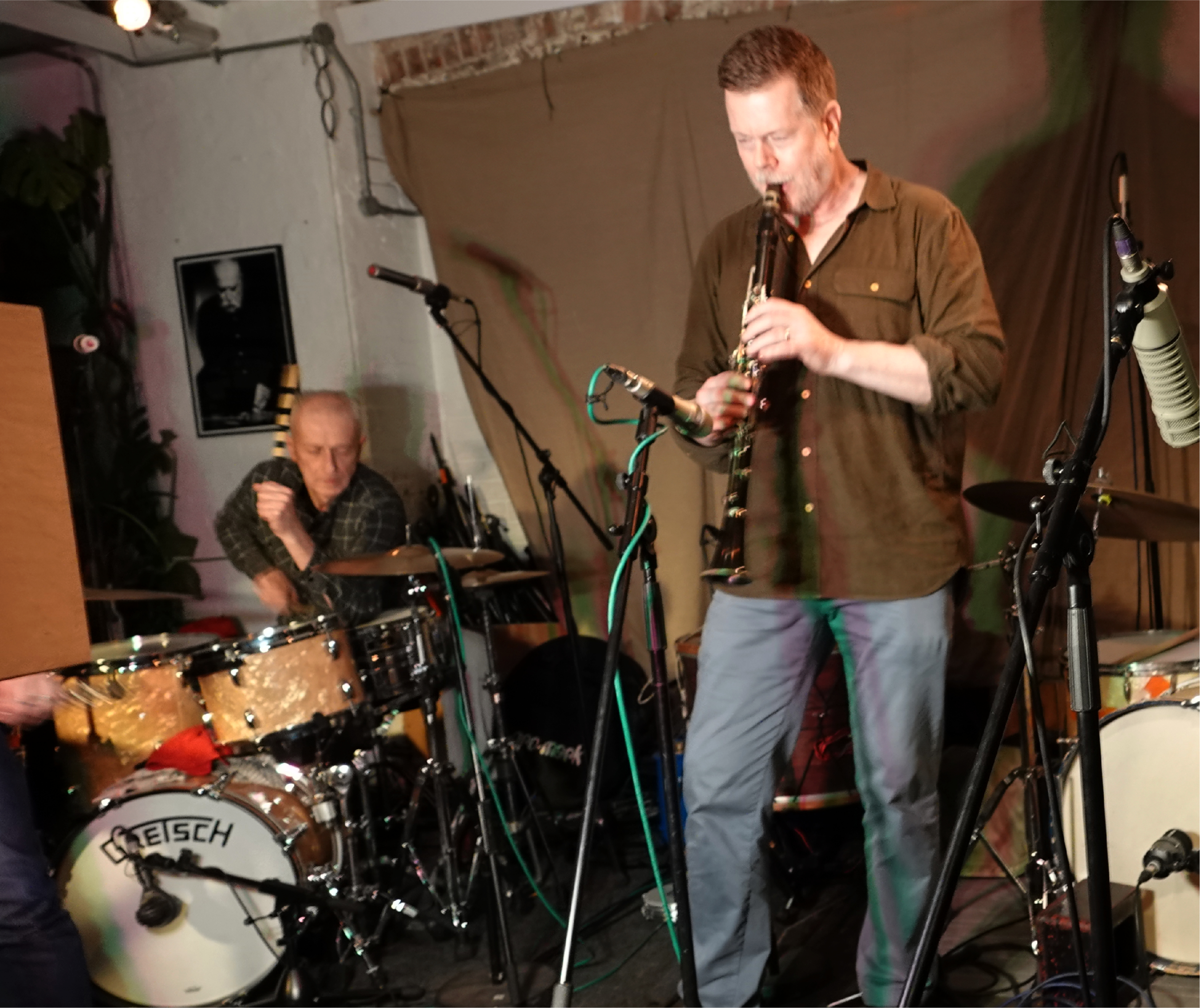 Steve Noble & Ken Vandermark at Cafe Oto Peter Brotzmann Tribute