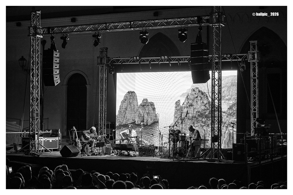 Al Di Meola Acoustic Trio, Sessa Jazz, July 31, 2026 — jazz photo by Pietro Previti | All About Jazz