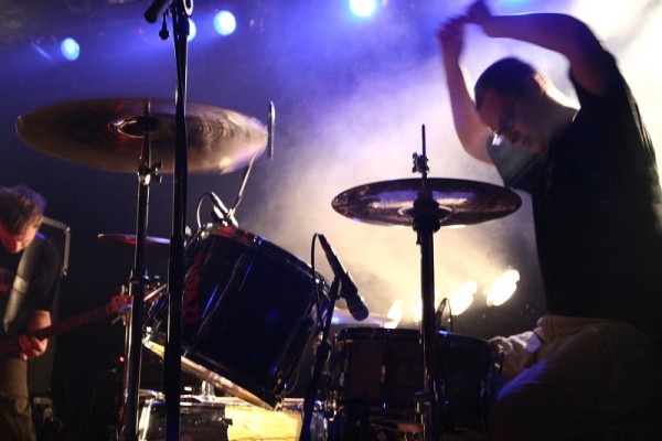 Roderic Mounir with "Knut" at L'Usine, Geneva, Switzerland, 2005