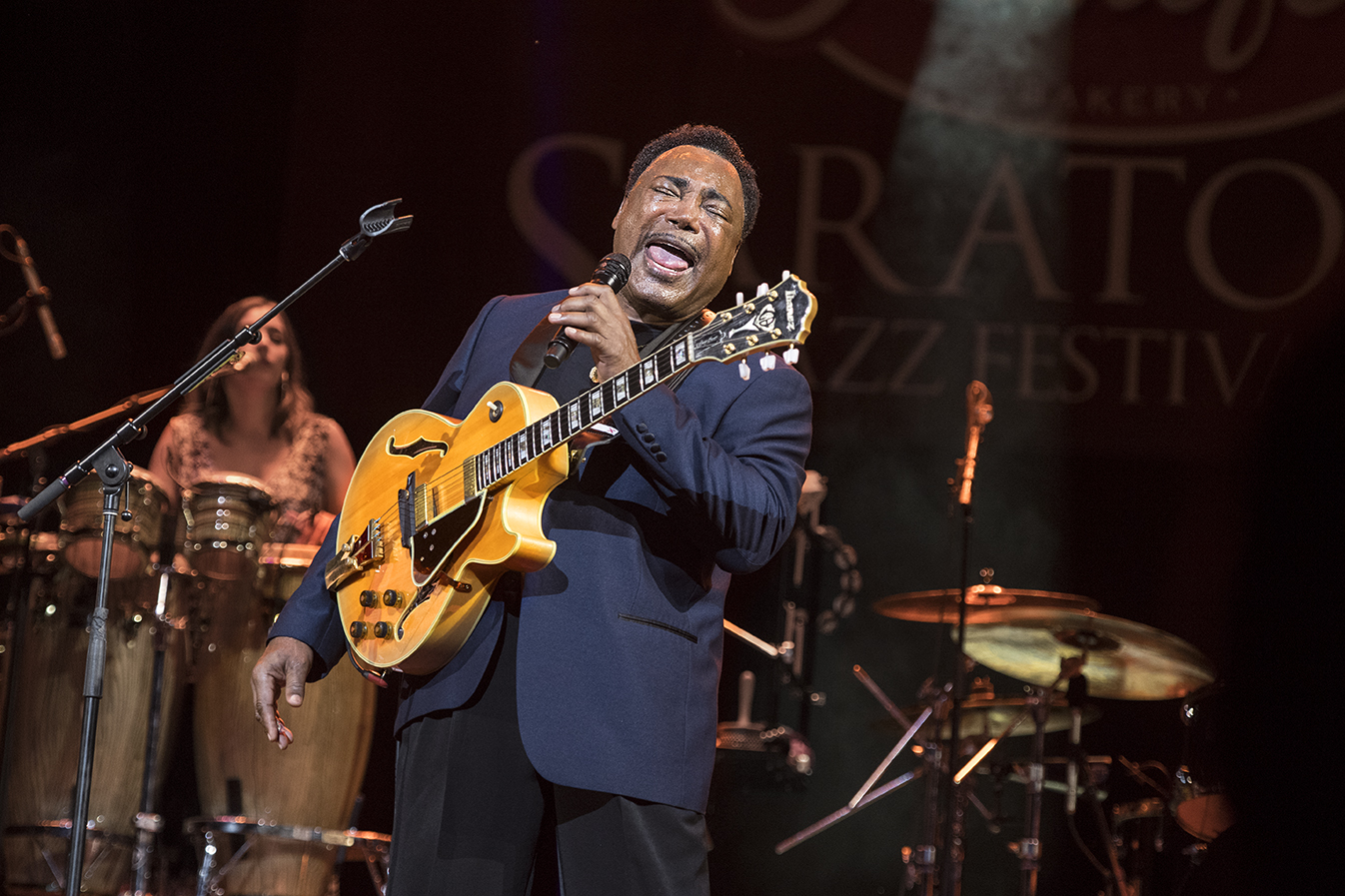 George Benson at the 2019 Saratoga Jazz Festival