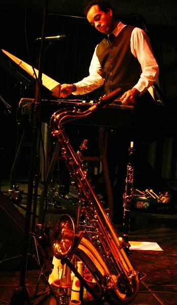 Nicolas Maret with "Swing Session" at la Ferme Marignac, Geneva, Switzerland, 2006