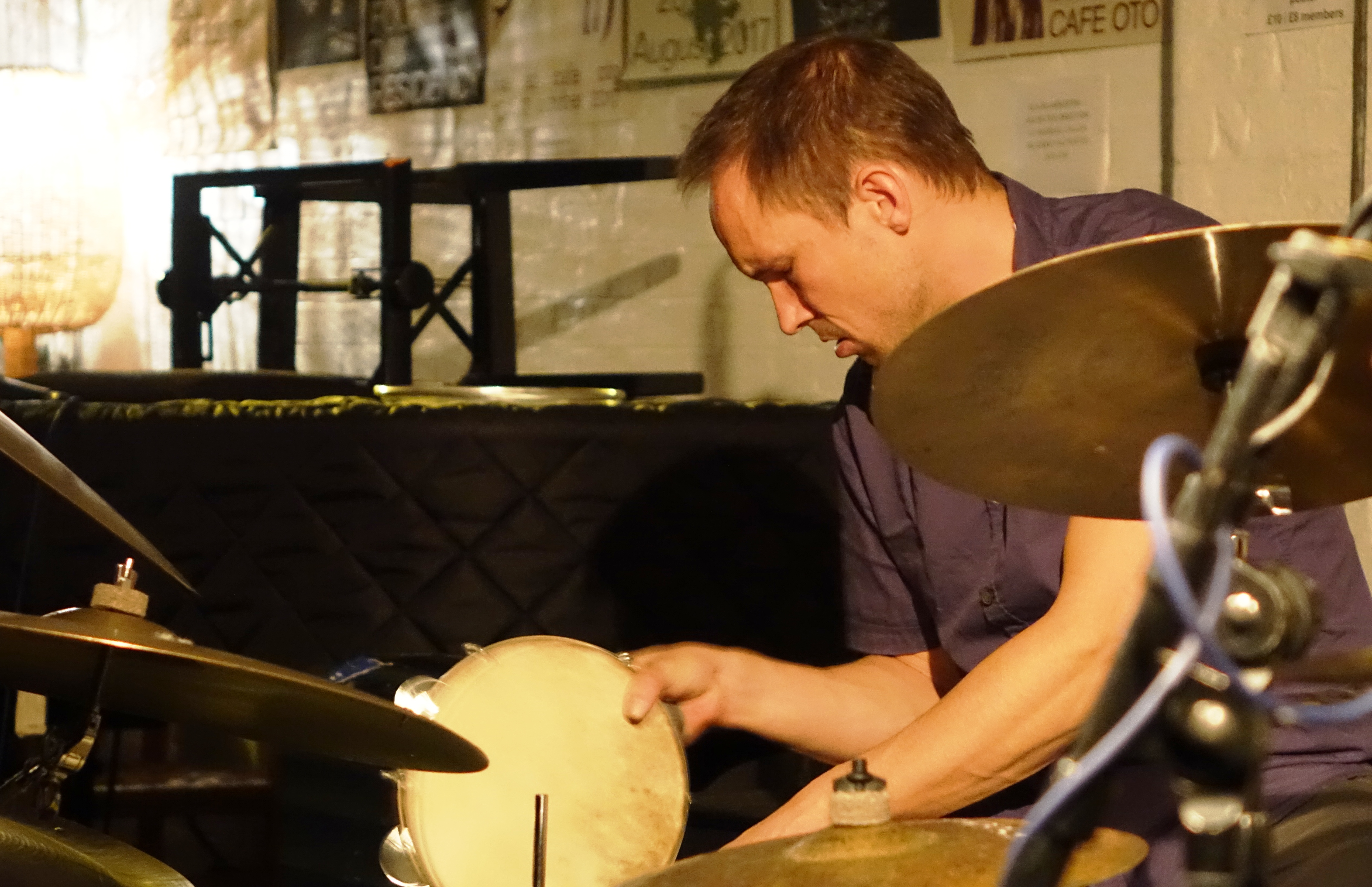 Paal Nilssen-Love at Cafe Oto, London in December 2017