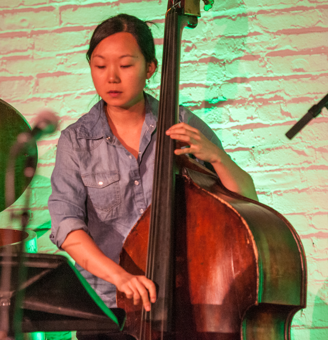 Linda Oh with Evan Weiss at Shapeshifter Lab