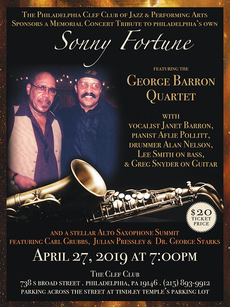 Sonny Fortune Tribute Flyer