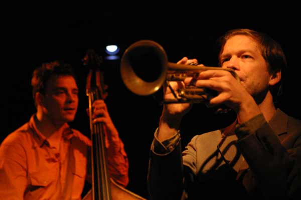 Axel Dorner and Jan Roder with "Alexander Von Schlippenbach's Monks Casino" at Amr, Sud Des Alpes, Geneva, Switzerland,2005