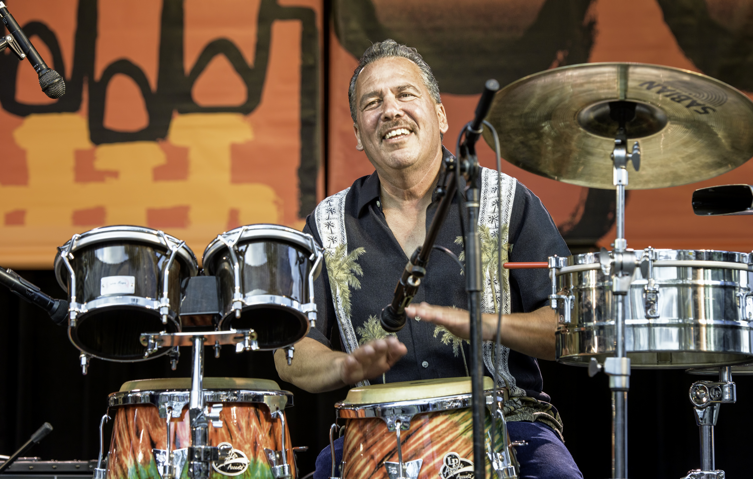 Derek Rolando with the Ray Obiedo Latin Jazz Project at the Monterey Jazz Festival