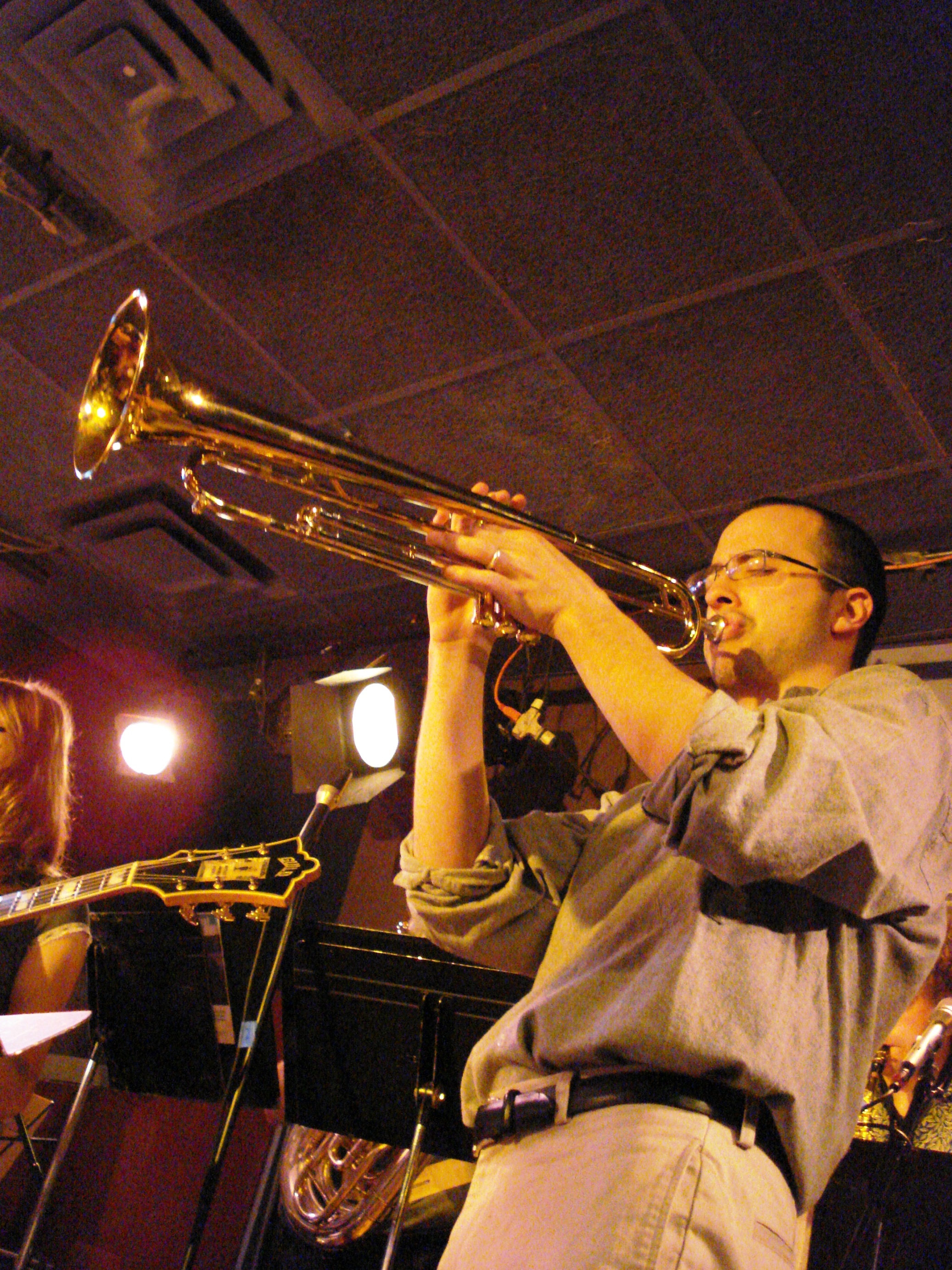 Taylor Ho Bynum at the Iridium, NYC in April 2007