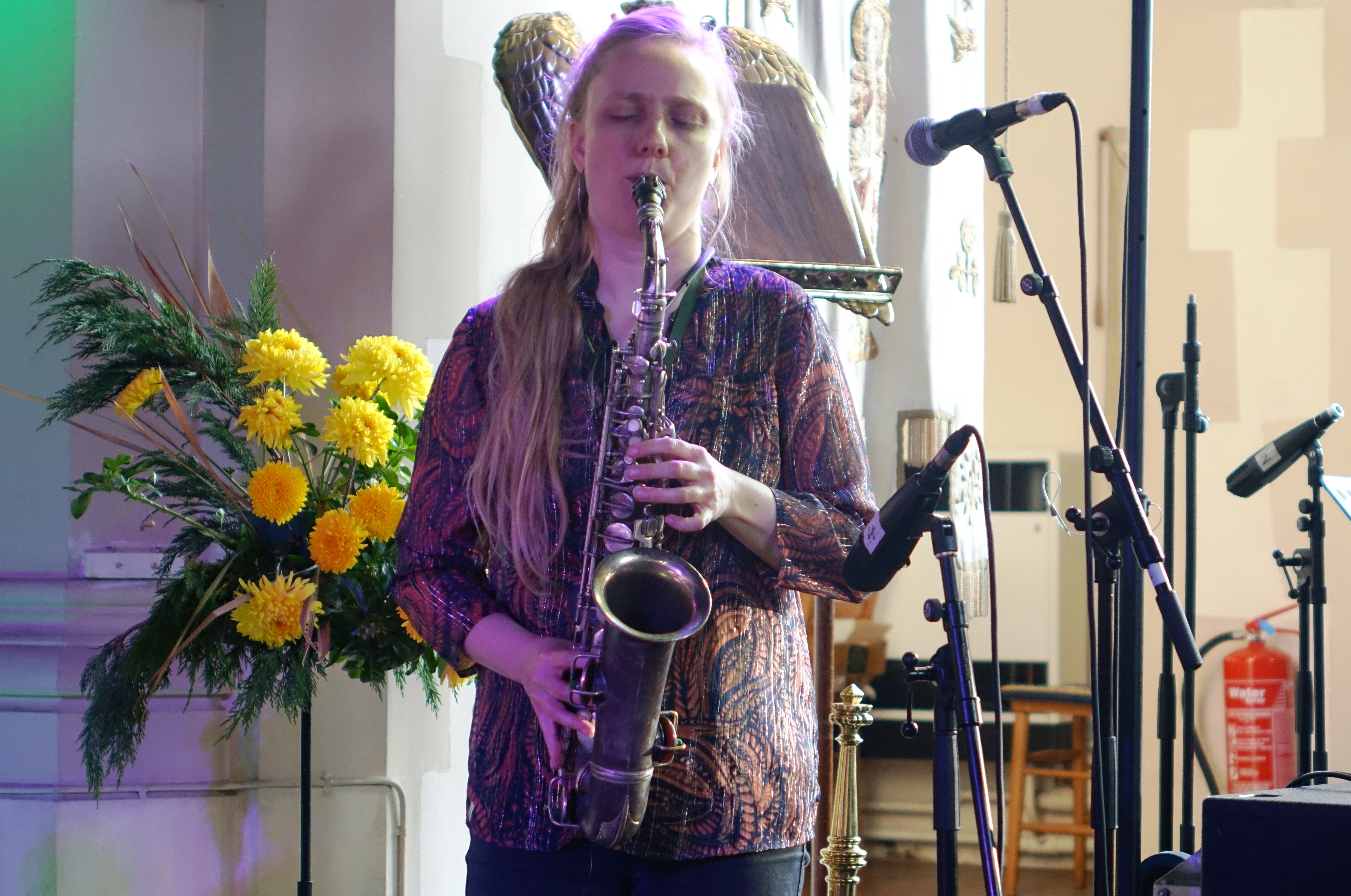 Julie Kjaer at Brighton Alternative Jazz Festival in October 2018