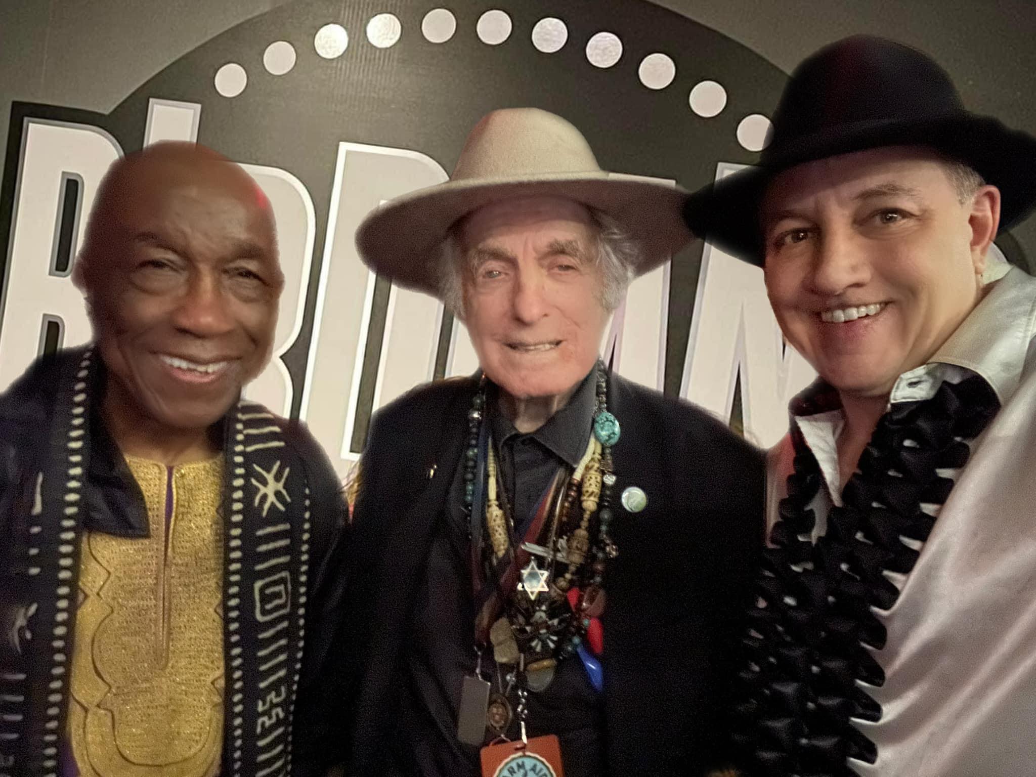 (L to R) Dick Griffin (Sun Ra), David Amram (Manchurian Candidate) & Robert C. Ford @ Birdland Jazz Club (NYC)