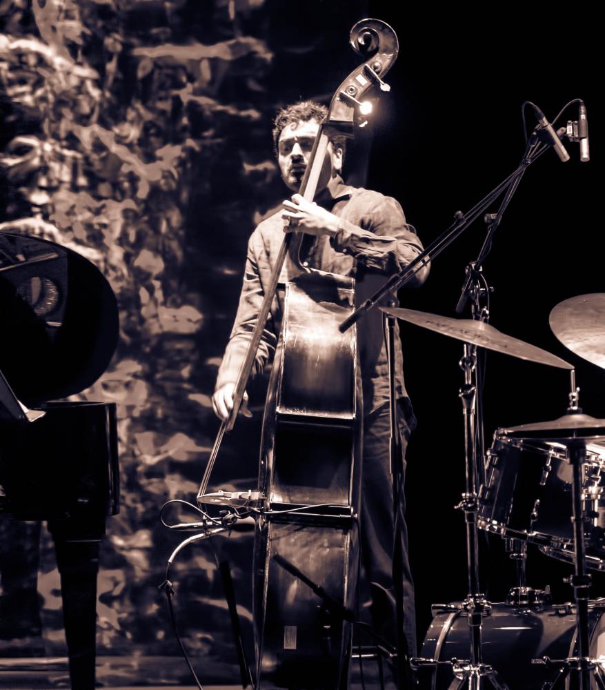 Harish Raghavan with the Ambrose Akinmusire Quartet at The Montreal International Jazz Festival 2017