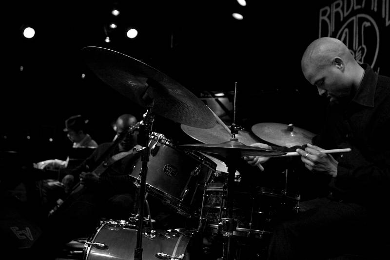 Nasheet Waits, Tarus Mateen and Jason Moran with &Quot;Jason Moran and the Bandwagon&Quot;, Birdland, New York, USA, January 200