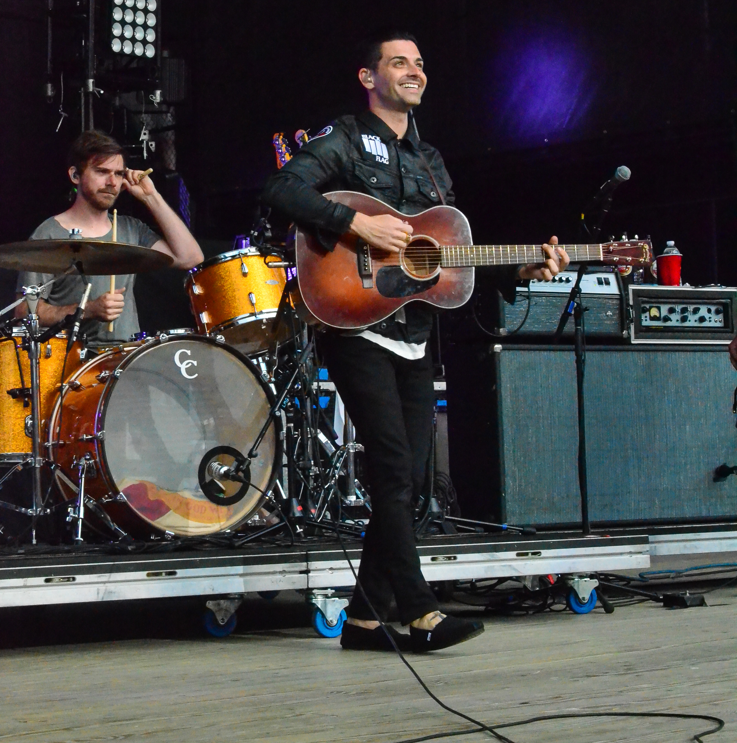 Dashboard Confessional at Nikon at Jones Beach Theater on 6-21-15.