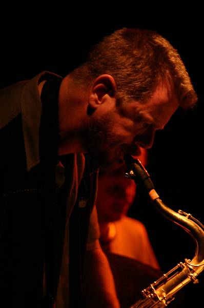 Ken Vandermark with "Vandermark 5" at Amr, Sud Des Alpes, Geneva, Switzerland, 2004