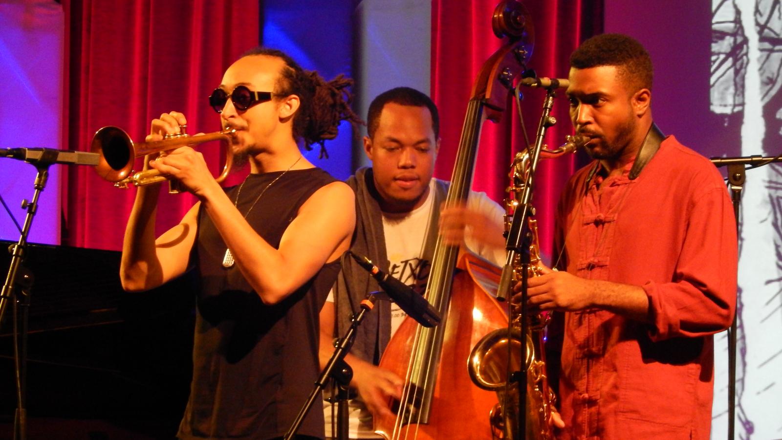 Theo Croker, Eric Wheeler and Irvin Hall at Getxo Jazz 2016