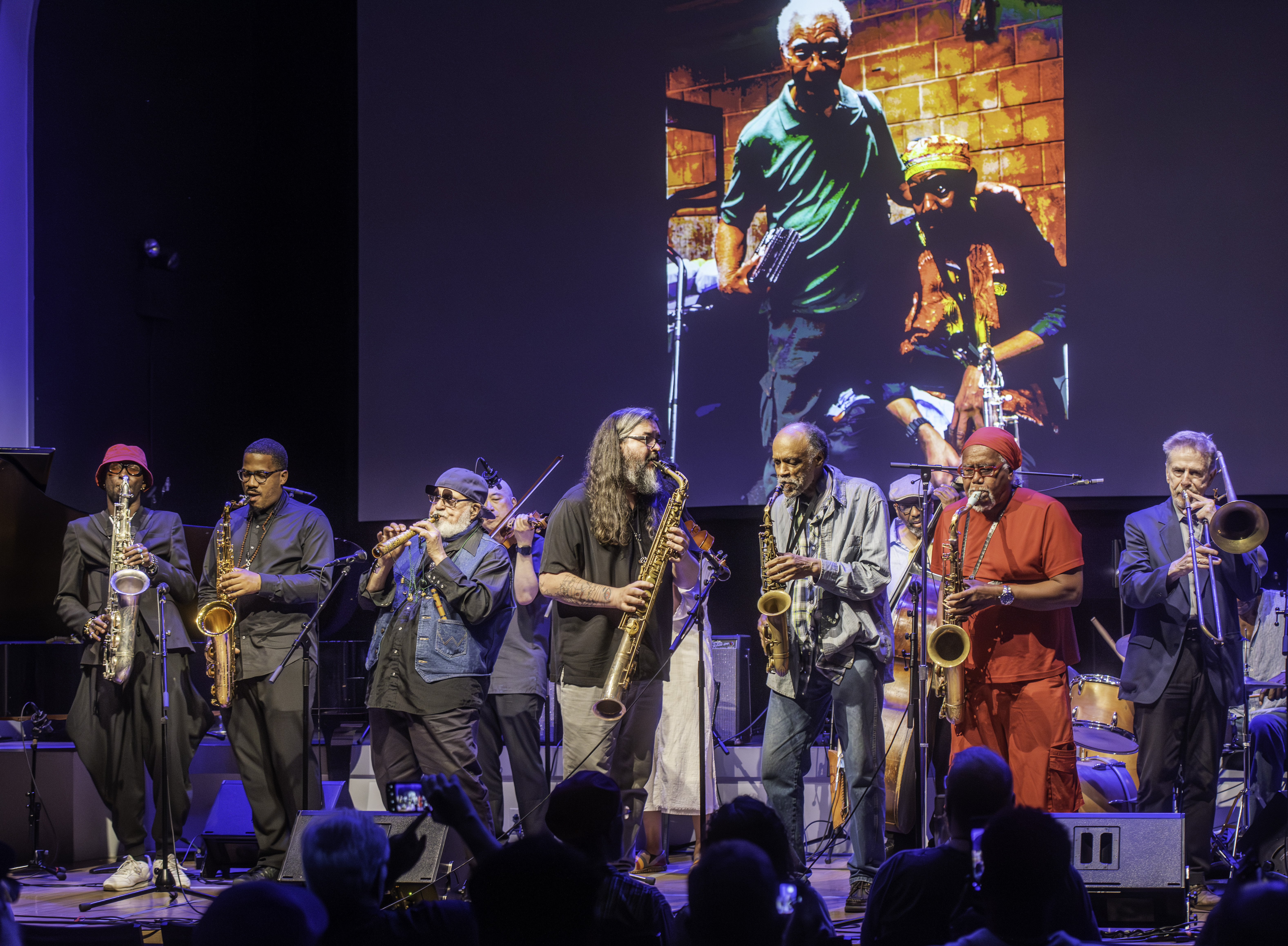 the Edward "Kidd" Jordan Memorial Concert at Roulette in Brooklyn