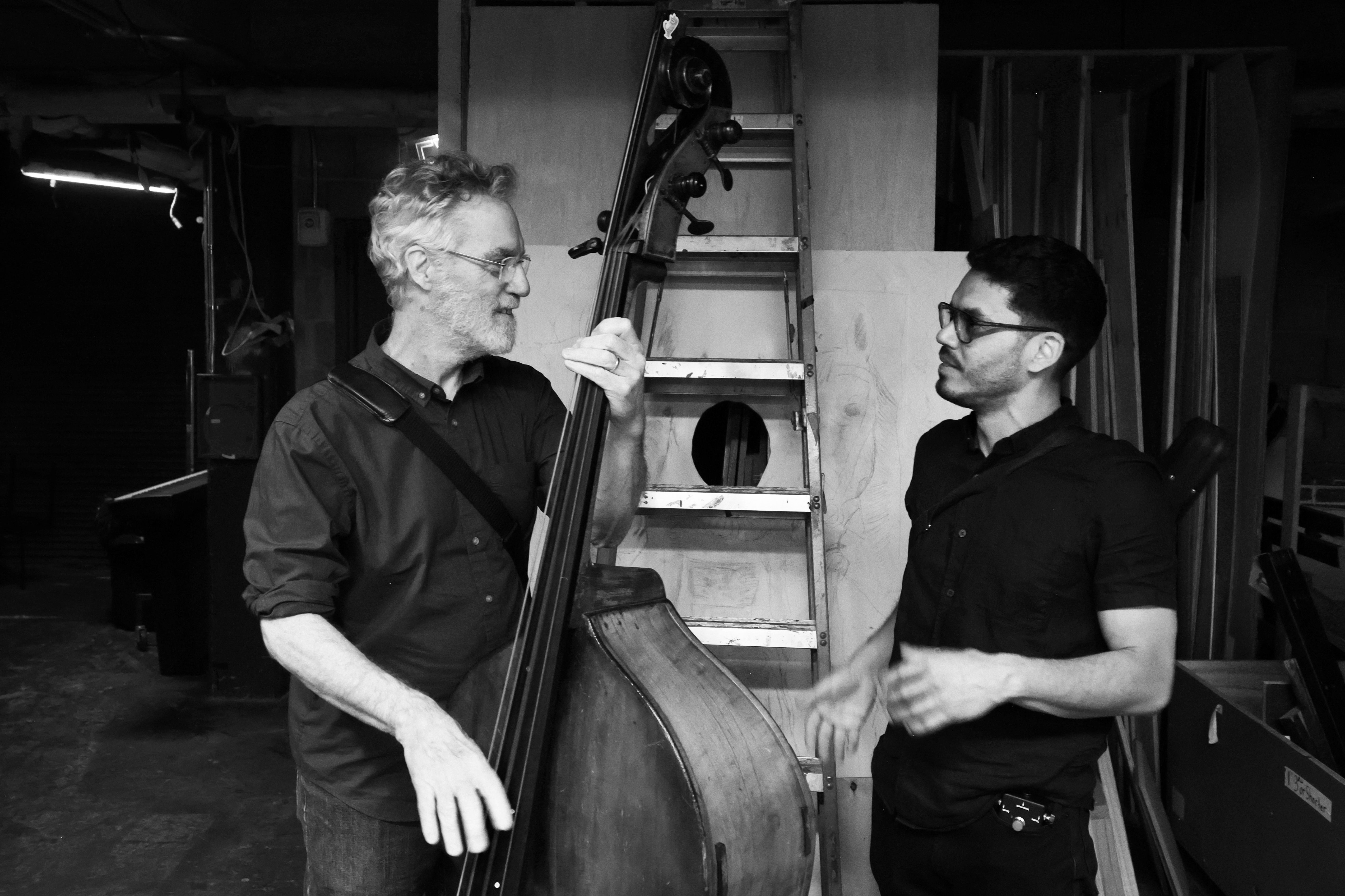 Joe Morris - Brandon Lopez — jazz photo by Luciano Rossetti | All About Jazz
