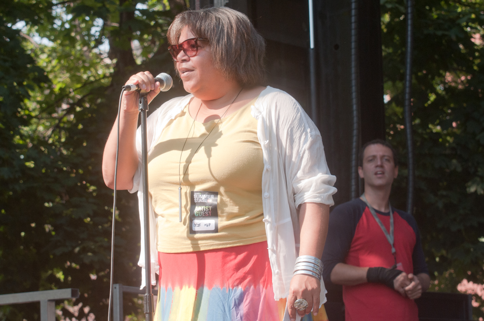 Sheila Anderson from WBGO at Charlie Parker Festival 2010