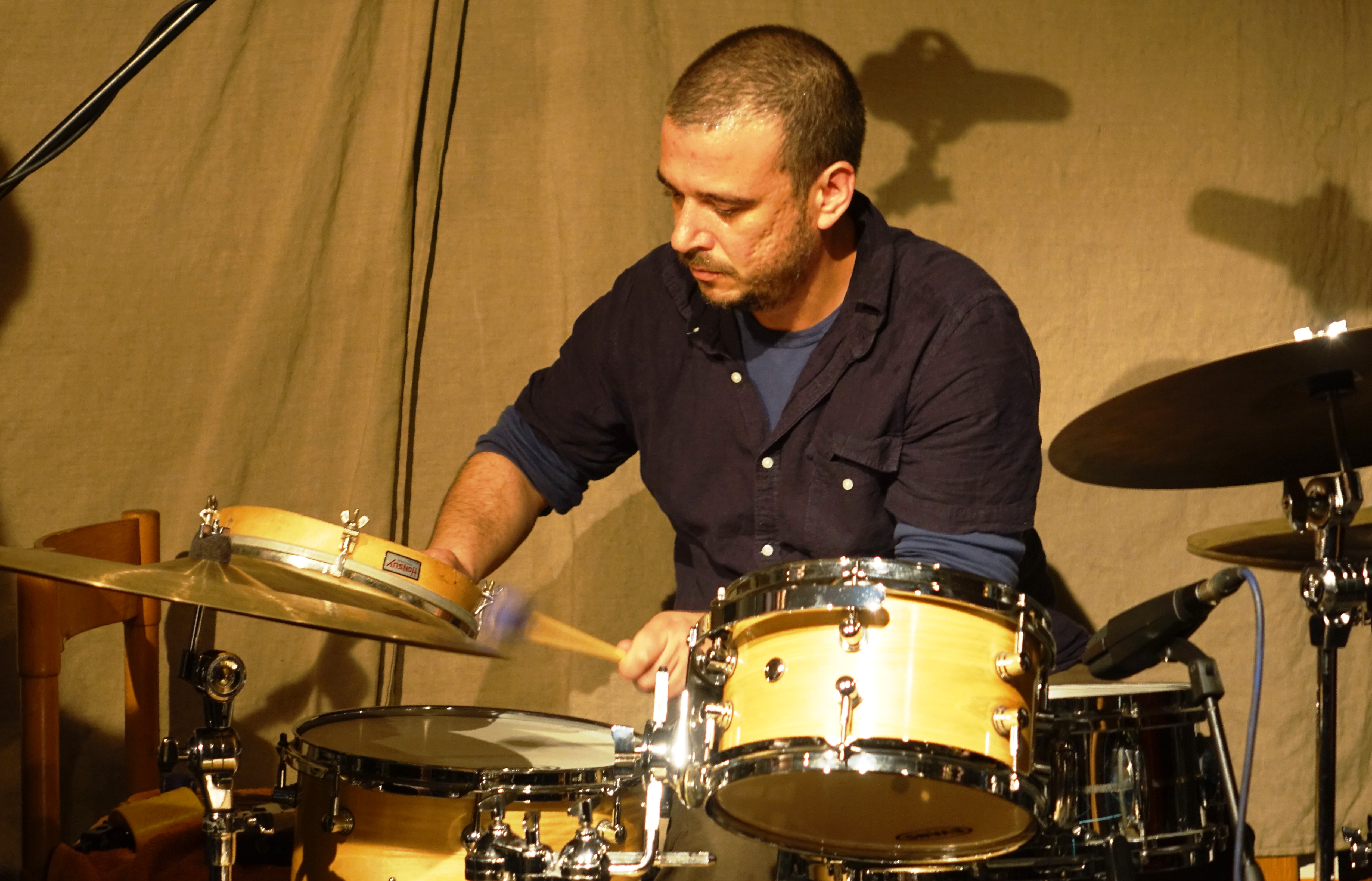 Javier Carmona at Cafe Oto, London in January 2019