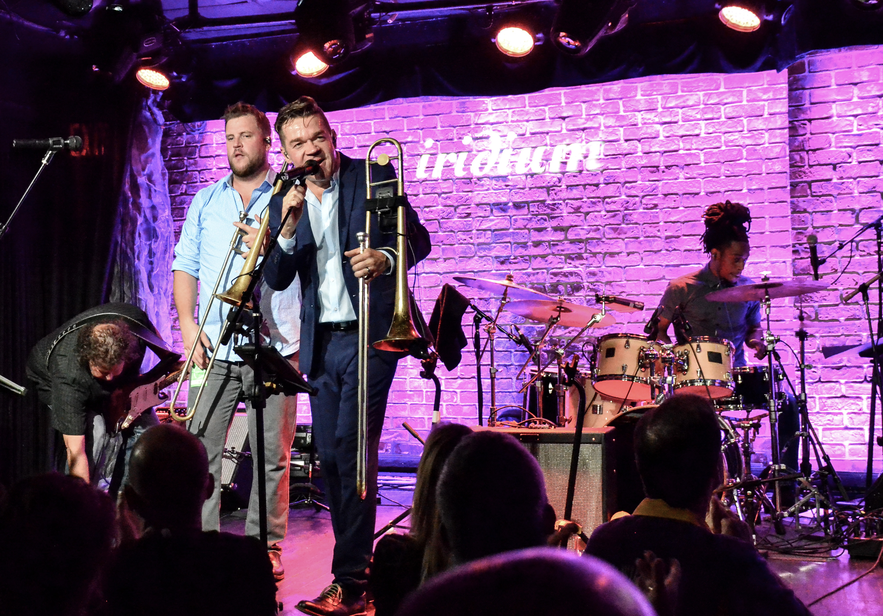 Bonerama at The Iridium in NYC on July 29, 2017.  — jazz photo by Christine Connallon | All About Jazz