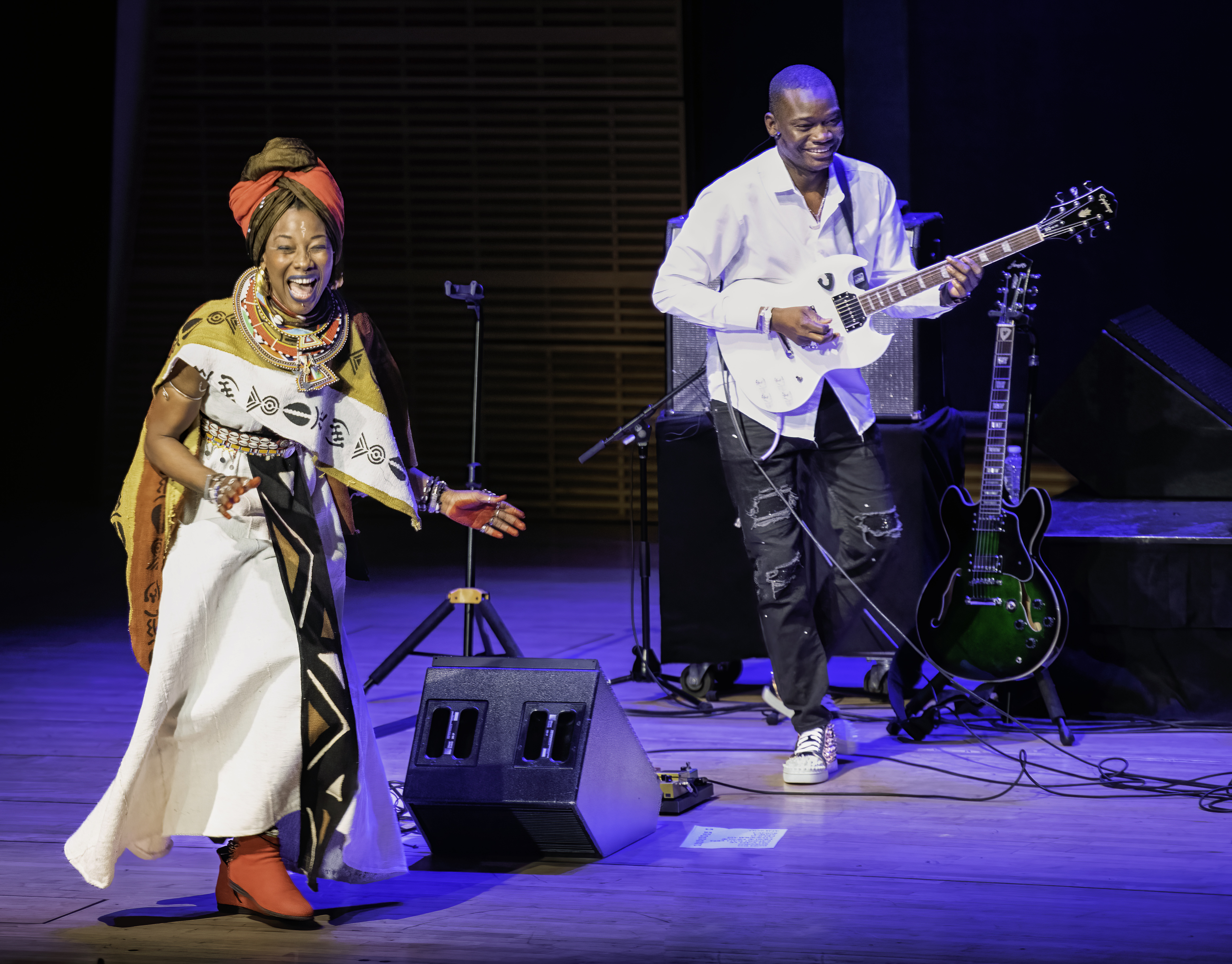 Fatoumata Diawara and Yacouba Kone at Carnegie Hall