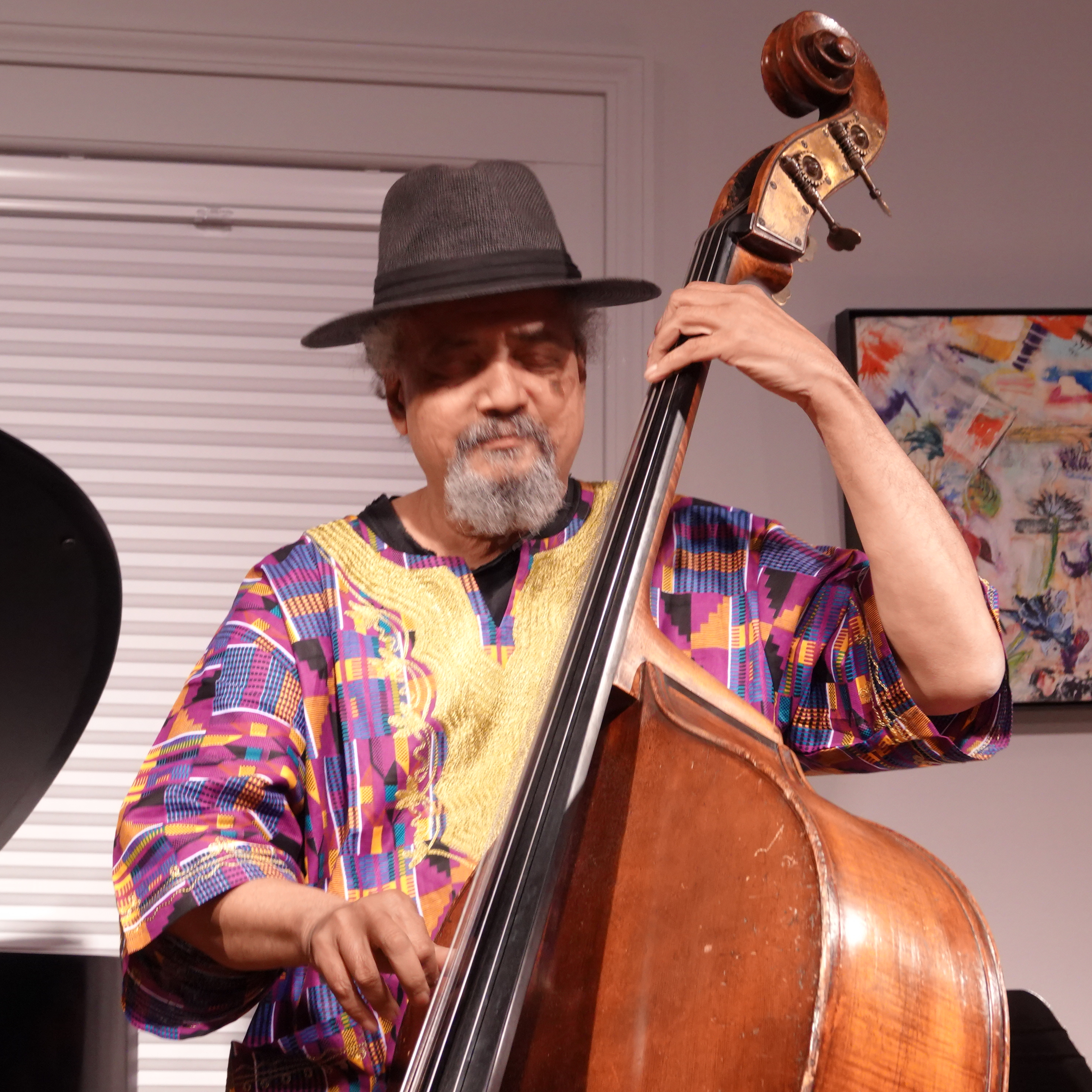 Jaribu Shahid at Edgefest 2026 — jazz photo by Frank Rubolino | All About Jazz
