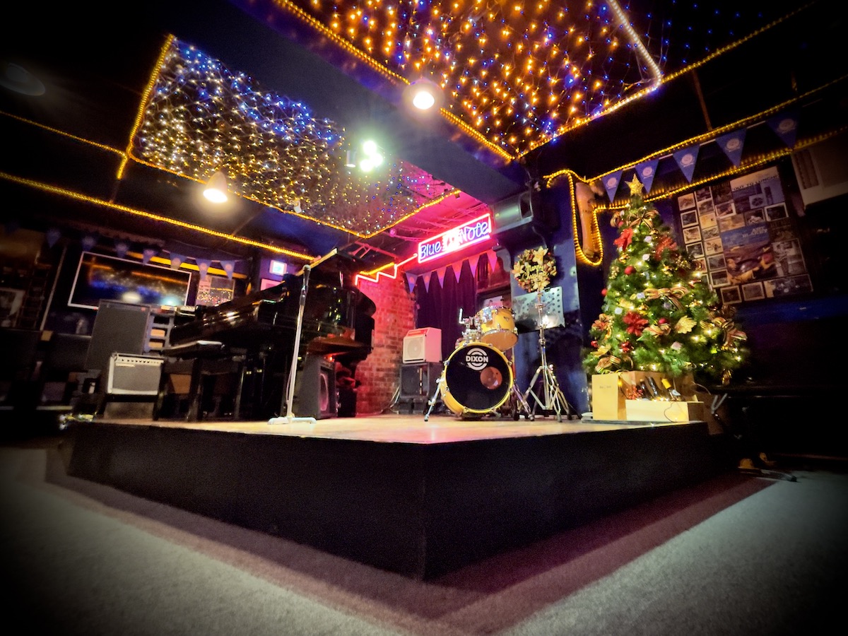 Blue Note Taipei, Christmas stage set