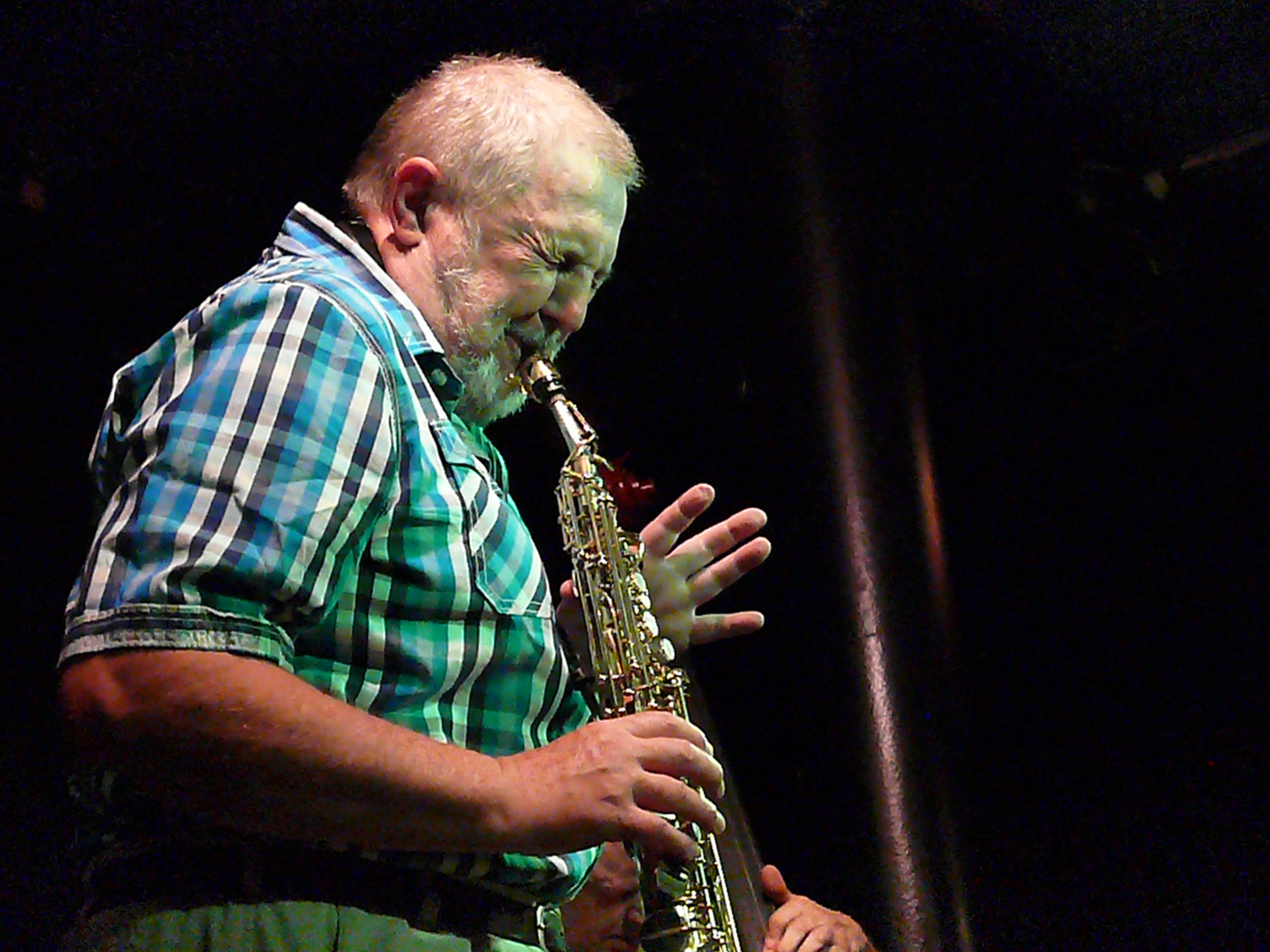 Paul Dunmall at the Vortex, London in August 2017