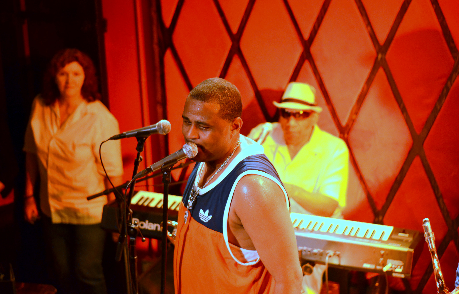 Glen David Andrews at Rockwood Music Hall in Nyc on 6-18-14