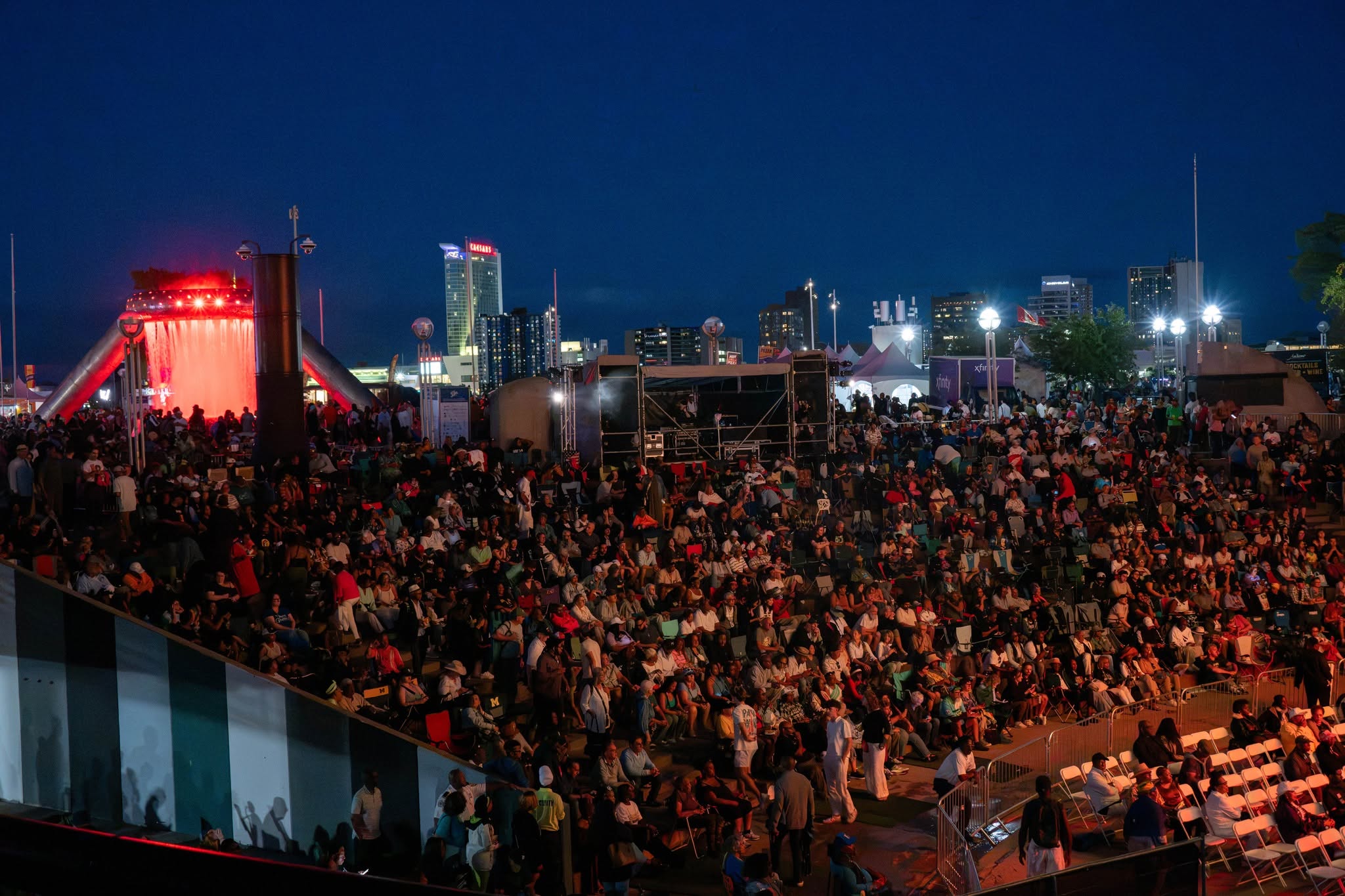 Detroit Jazz Festival at night 2 — jazz photo by Paul Rauch | All About Jazz