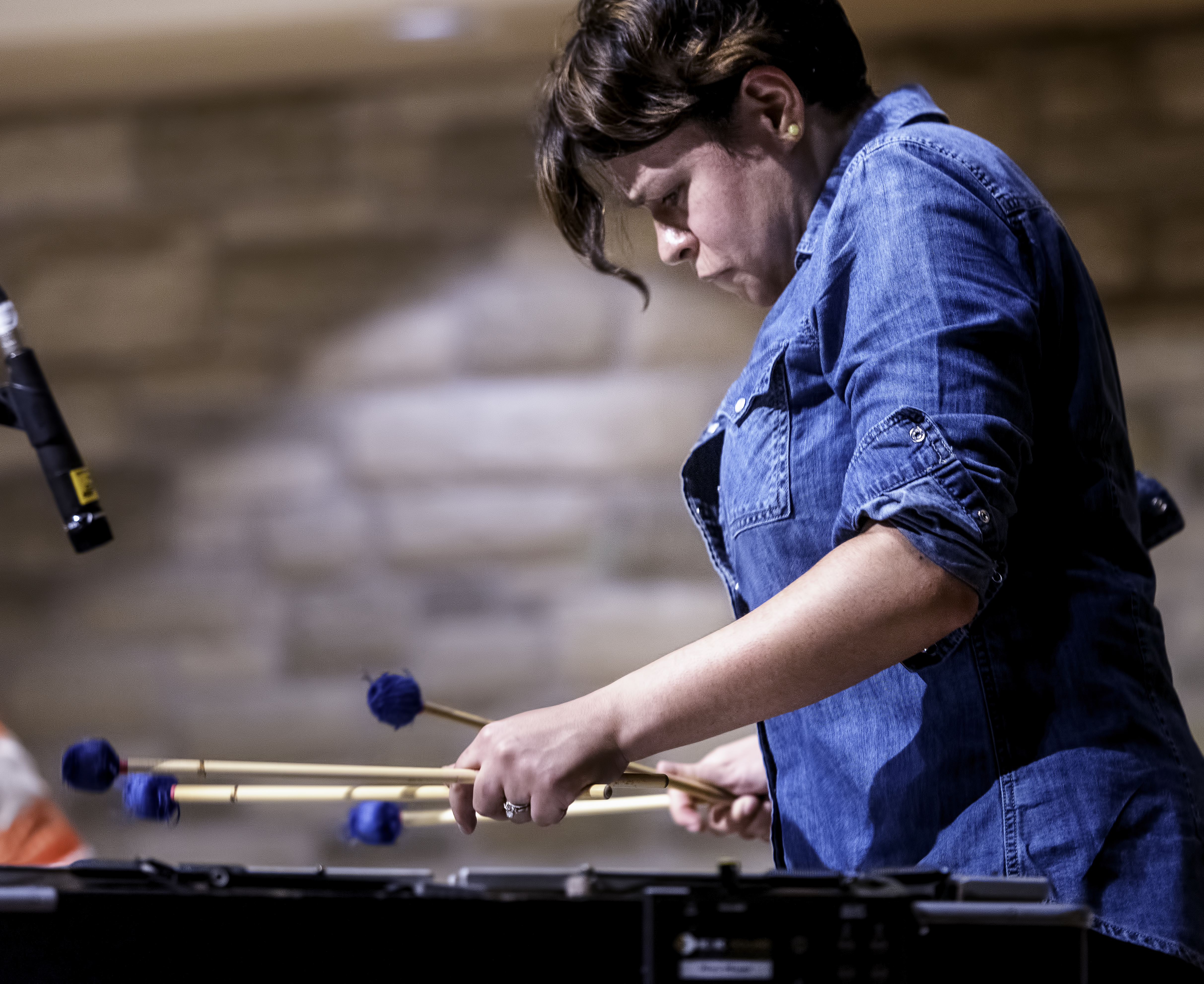 Patricia Brennan with Tomas Fujiwara's 7 Poets Trio at the Guelph Jazz Festival 2019