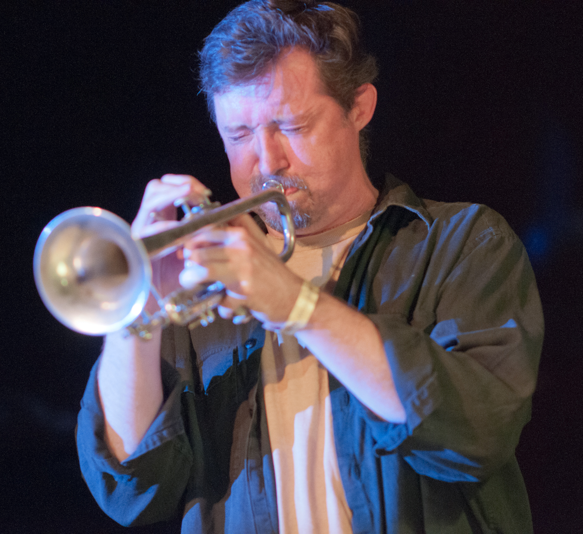 Justin Mullens with the Bernie Worrell Orchestra at the Winter Jazzfest 2012